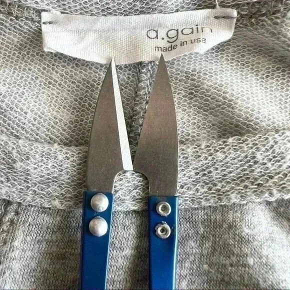 A.gain Womens Plus Size Grey Quarter Sleeve Top Size Small - Picture 7 of 8